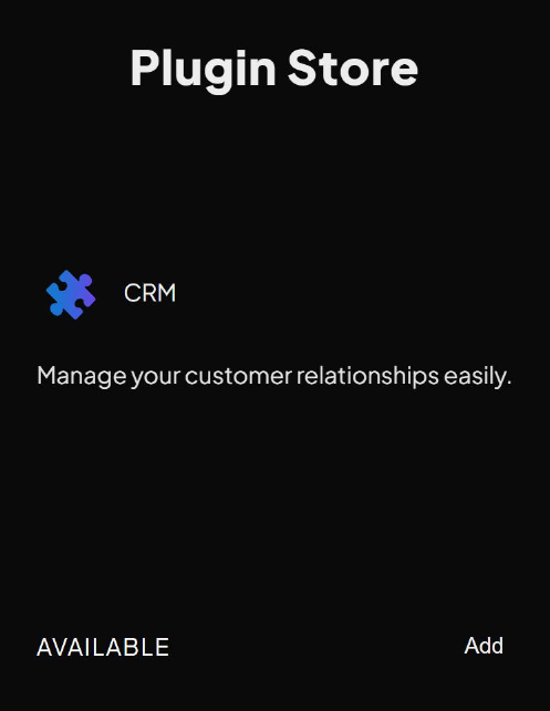 Plugin Store